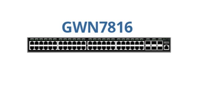 [IPG-GWN7816] IPG-GWN7816 Grandstream GWN7816 Enterprise Layer 3 Managed PoE Network Switch, 48 x GigE, 6 x SFP+