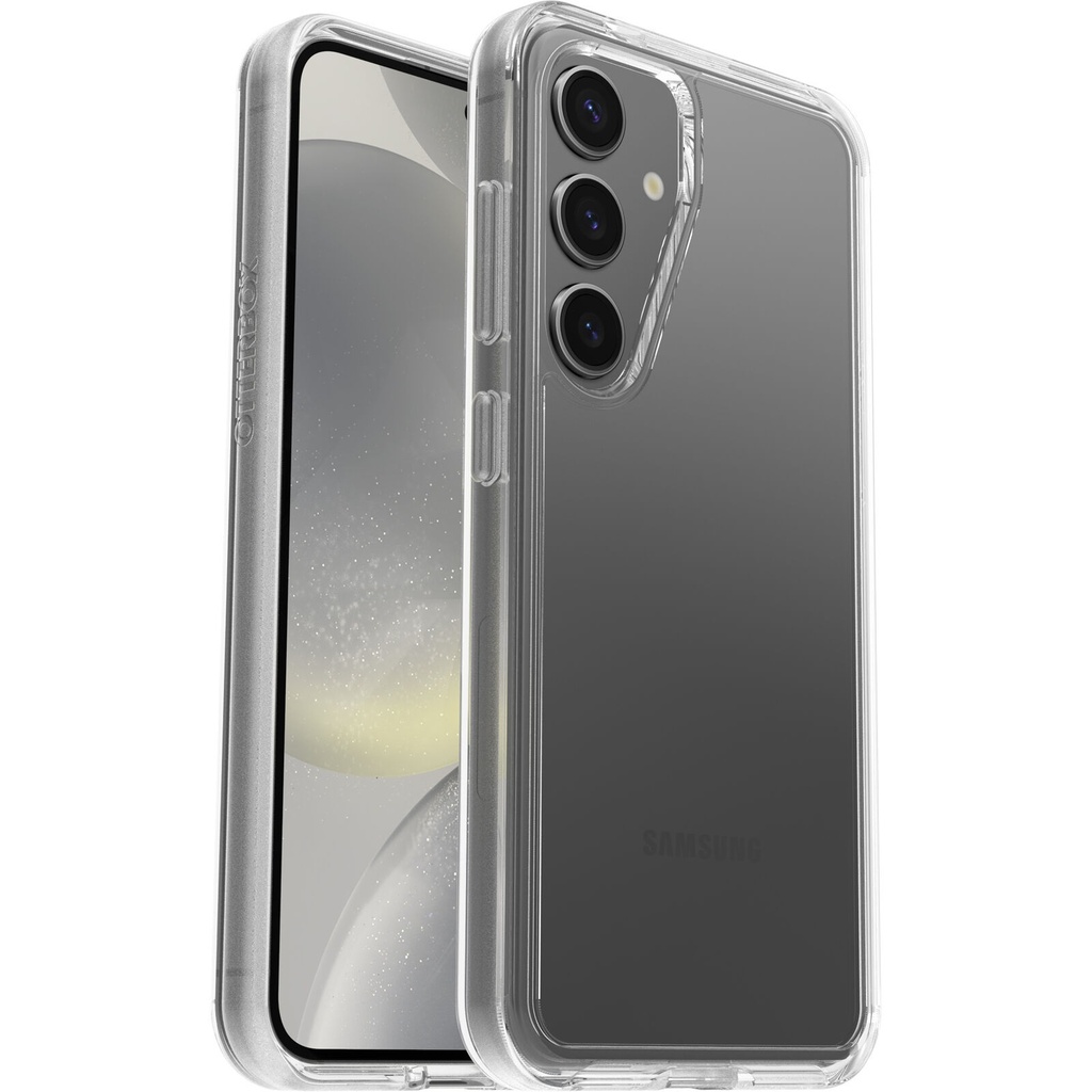 [840304751525] 840304751525 OtterBox Symmetry Clear Samsung Galaxy S24 5G (6.2") Case Clear - (77-94584), DROP+ 3X Military Standard, Ultra-Sleek Design, 7 Years Warranty