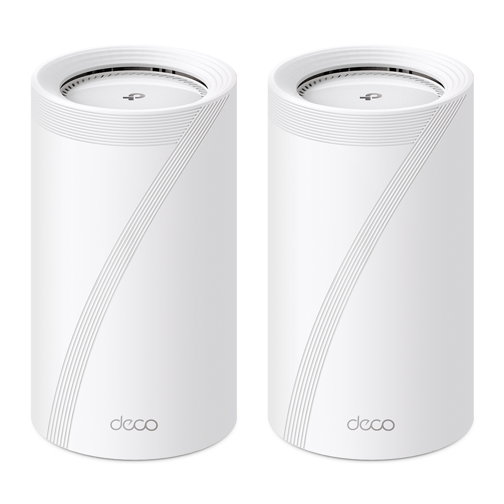 [4897098686928] 4897098686928 TP-Link Deco BE85(2-pack) BE22000 Tri-Band Whole Home Mesh Wi-Fi 7 System (WiFI7), 1376 Mbps at 2.4 GHz + 8640 Mbps at 5 GHz + 11520 Mbps at 6 GHz
