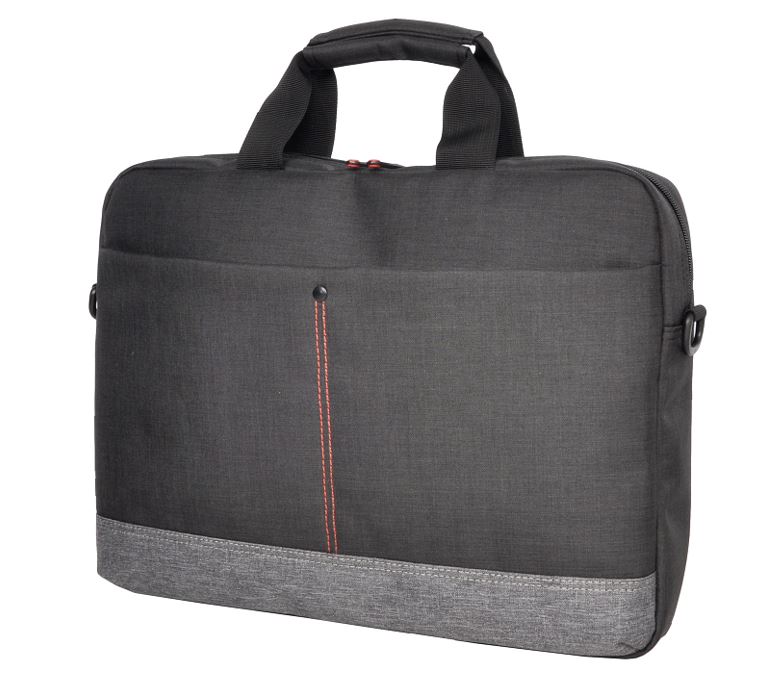[9360330001155] 9360330001155 Oxhorn 10" 13.3" 14" 15.6" 16" Notebook back high-quality nylon fabric Top zip closure and padded compartment Shoulder strap nylon case Black+ Grey