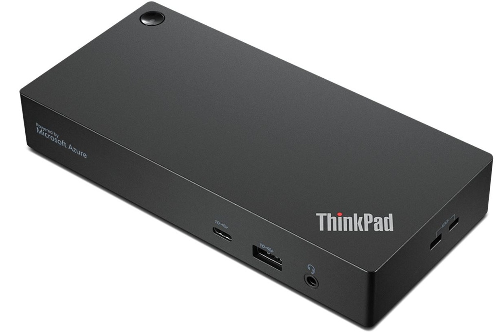 [195477286948] 195477286948 Lenovo ThinkPad Universal USB-C Smart Dock 100W Power Delivery 4K Triple Displays 2xDP HDMI 5xUSB-A USB-C Audio GbE w Microsoft Azure Sphere 135W AC