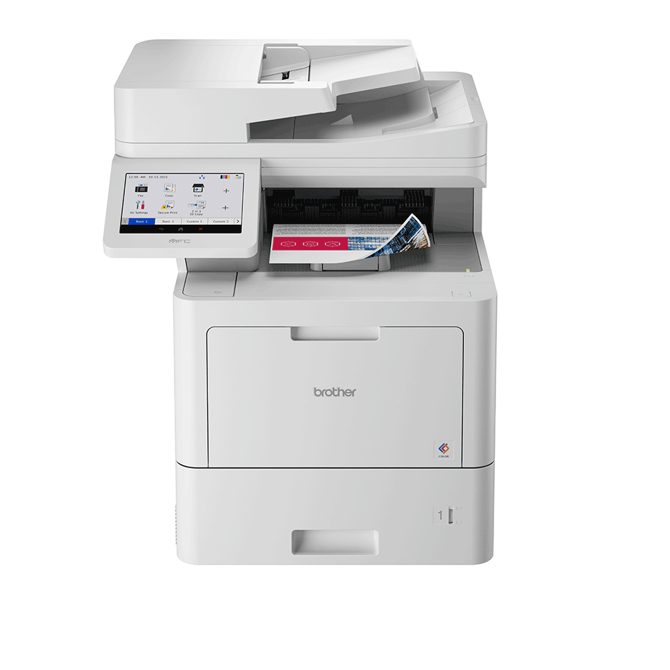 4977766814195 Brother MFC-L9630CDN Colour Laser Multi-Function Printer. Up to 600 x 600 dpi, 2,400 dpi class (2400 x 600) quality, 520 sheets of 80 gsm plain paper