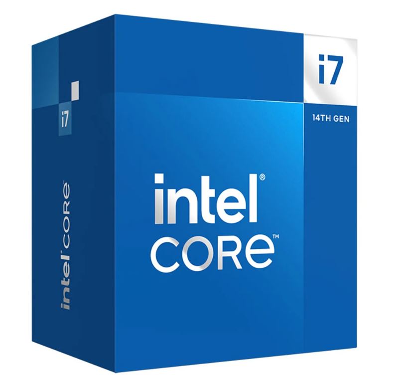 [5032037279239] 5032037279239 Intel i7 14700 CPU 4.2GHz (5.4GHz Turbo) 14th Gen LGA1700 20-Cores 28-Threads 61MB 65W UHD Graphics 770 Retail Raptor Lake with Fan