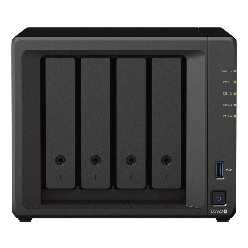 [4711174724451] 4711174724451 Synology DiskStation DS923+ 4-Bay AMD Dual Core CPU, 4GB RAM, 2xGbE NAS 2 x USB3.2, 1 x eSATA, 3Y WTY (DS920+ Replacement)