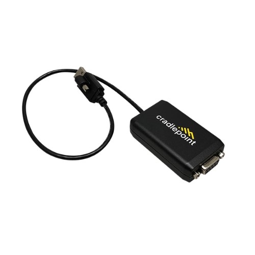 NHC-CAB-170873 Cradlepoint Extensibility Cable, RS232 DB9 to Screw Lock USB Type A, 400mm; Used with R920