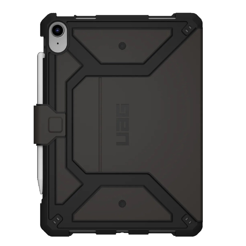 [810070368098] 810070368098 UAG Metropolis SE Apple iPad (10.9") (10th Gen) Folio Rugged Case - Black (12339X114040), DROP+ Military Standard, Adjustable Stand, 1 Year Warranty