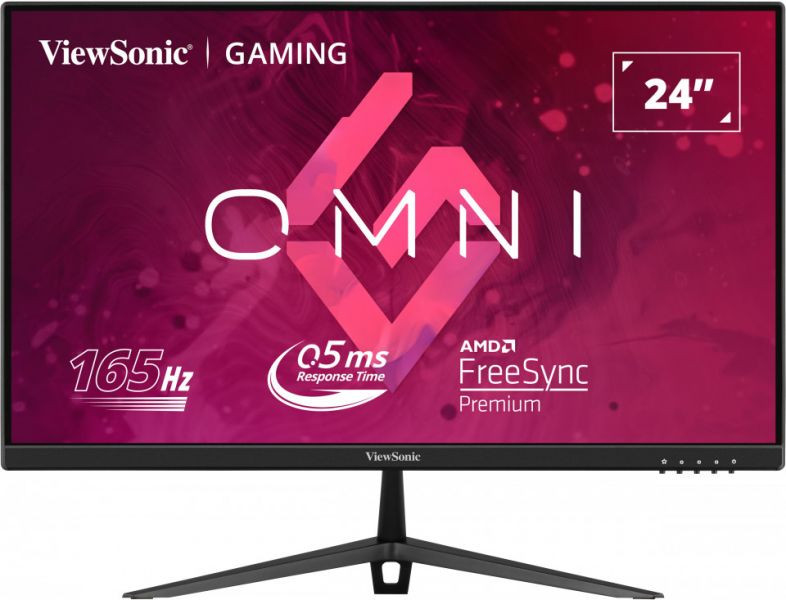 766907019261 ViewSonic 24” 180Hz 0.5ms, Fast IPS, Crisp Image and Smooth play. VESA Clear MR certified, Freesync, Adaptive Sync, Speakers, HDMI  DP Gaming Monitor