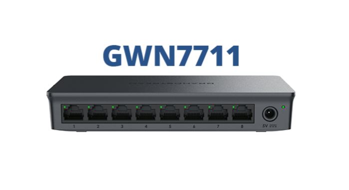 [6947273704928] 6947273704928 Grandstream GWN7711 Layer 2-Lite Managed Switch, 8 x GigE, Switches for Small-to-Medium Businesses