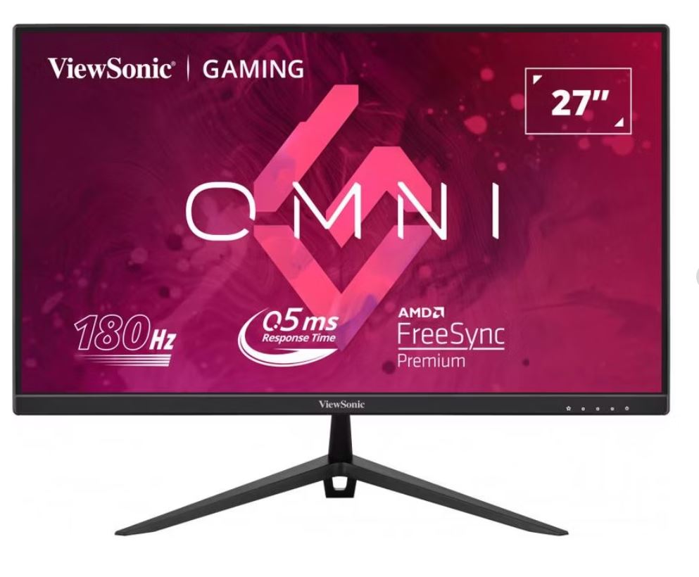 [766907019278] 766907019278 ViewSonic 27"180Hz 0.5ms, Fast IPS, Crisp Image  Smooth play. VESA Clear MR certified, Freesync, Adaptive Sync, Speakers, VX2728 Gaming Monitor