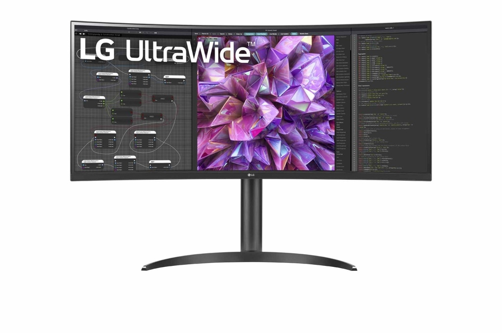 [8806091618863] 8806091618863 LG 34" IPS QHD 34WQ75C Ultra-Wide QHD Curved 3440x1440 1000R 5ms HDR10 sRGB IPS DP HDMI USB-C LAN VESA Tilt Height Range Monitor