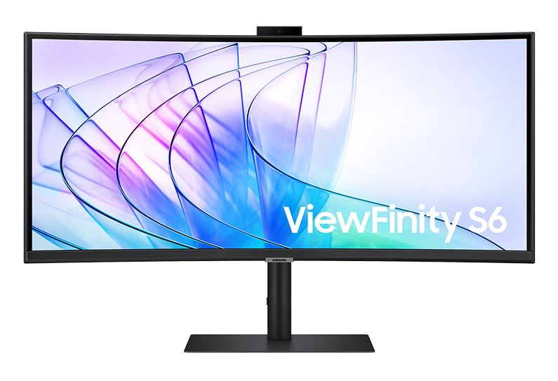[8806094985726] 8806094985726 Samsung 34" ViewFinity S65VC UWQHD Ultra 3440x1440 1000R 5ms VA Curved DP HDMI Headphone USB-C LAN HAS Tilt Swivel Business IR Camera Monitor
