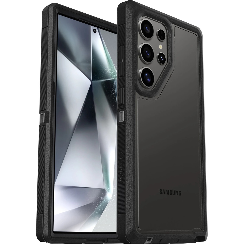 [840304752959] 840304752959 OtterBox Defender XT Clear Samsung Galaxy S24 Ultra 5G (6.8") Case Clear/Black - (77-94727),DROP+ 5X Military Standard, Port Covers, 7 Years Warranty