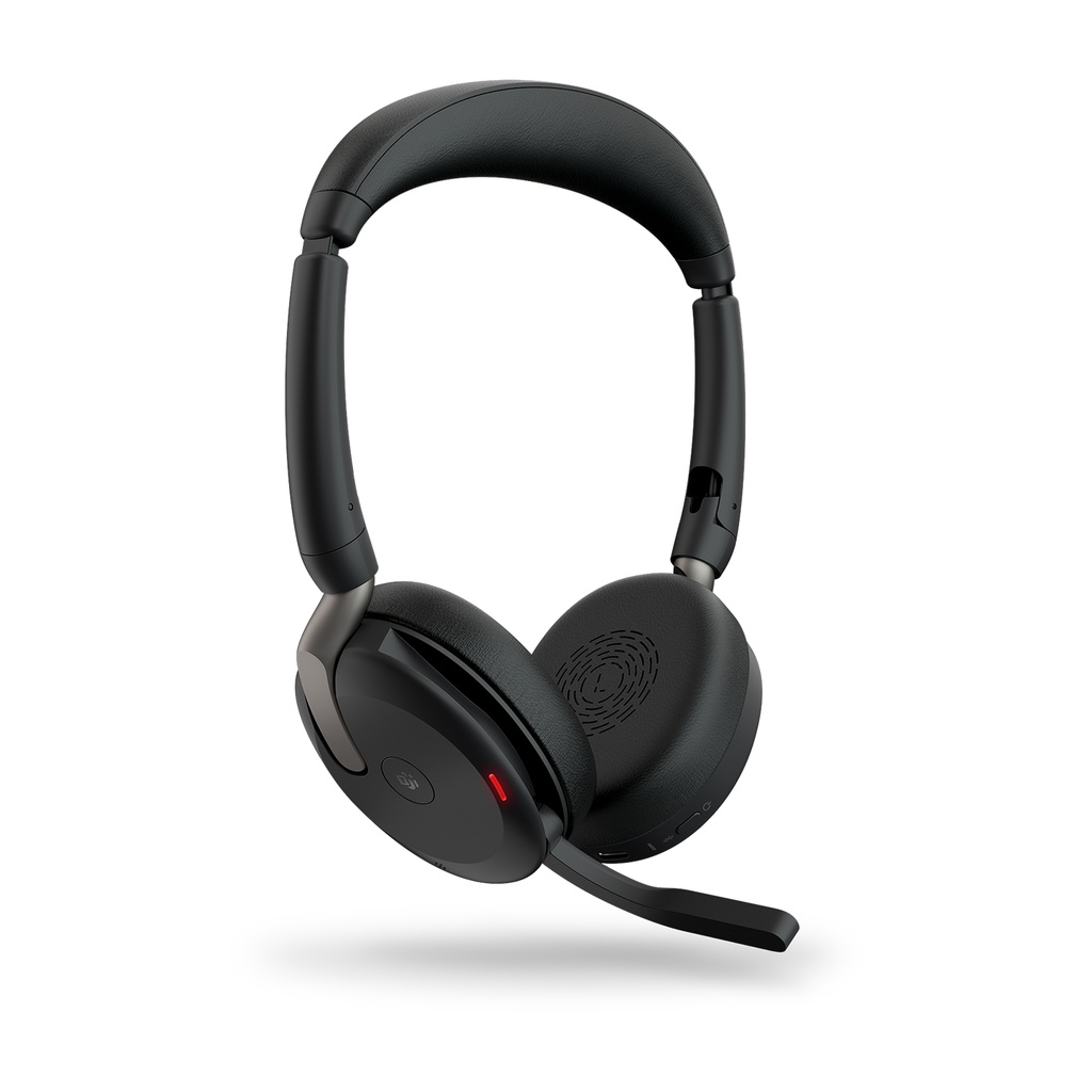 [5706991029116] 5706991029116 Jabra Evolve2 65 Flex MS Teams, Stereo Bluetooth Headset, Link380c USB-C Dongle, Foldable Design, 2Yr Warranty ANC, 20 hours battery life, 30m Range