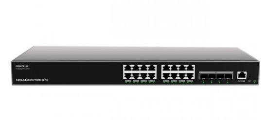 [6947273704072] 6947273704072 Grandstream IPG-GWN7812P Enterprise-Grade Layer 3 Managed Network switch with 16 RJ45 Gigabit Ethernet ports
