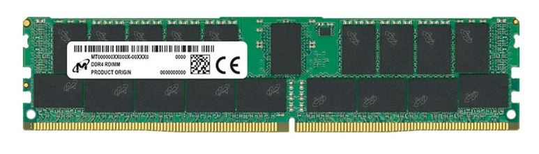 [649528929310] 649528929310 Micron 32GB (1x32GB) DDR4 RDIMM 3200MHz CL22 2Rx4 ECC Registered Server Memory 3yr wty