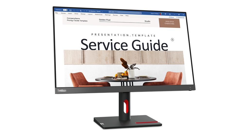 [196803502879] 196803502879 LENOVO ThinkVision S24I-30 23.8"/24" 100Hz FreeSync FHD Monitor 1920x1080 4ms 16:9 VA HDMI VGA Audio Out Tilt Adjustment VESA 3YR WTY ~62AEKAR2AU