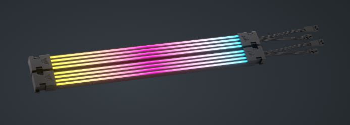 [840006662211] 840006662211 Corsair ARGB PSU Cable Strips