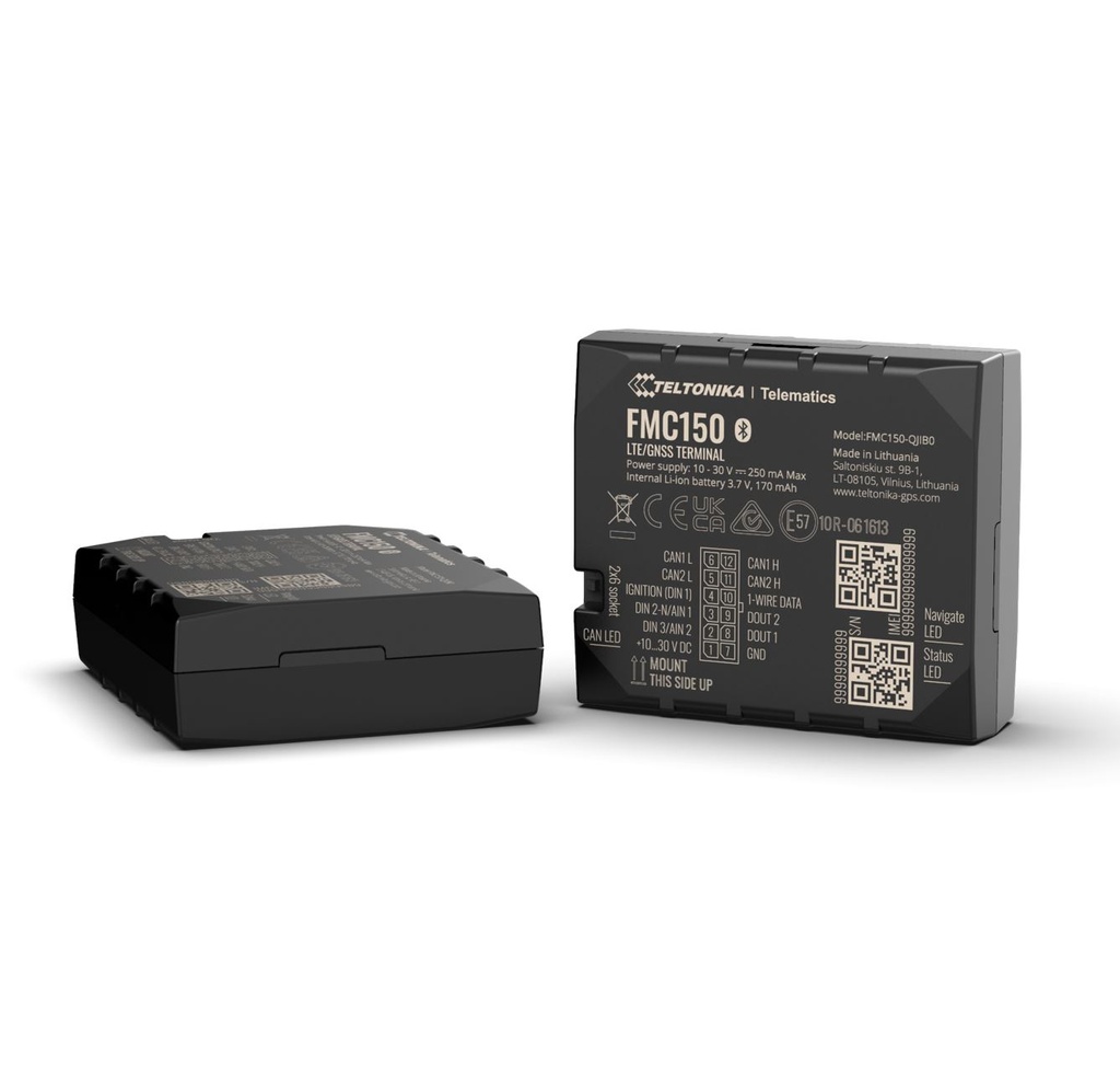 [NHT-FMC150] NHT-FMC150 Teltonika FMC150 - Advanced 4G LTE Cat 1 GPS Tracker with Integrated CAN Data Processor