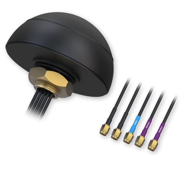 [4779051840977] 4779051840977 Teltonika Combo MIMO Mobile/GNSS/WiFi Flush Mount Mobile Antenna for Vehicle/Cabinet - For use with RUT955, RUTX09, RUTX11 - Formerly 003R-00253