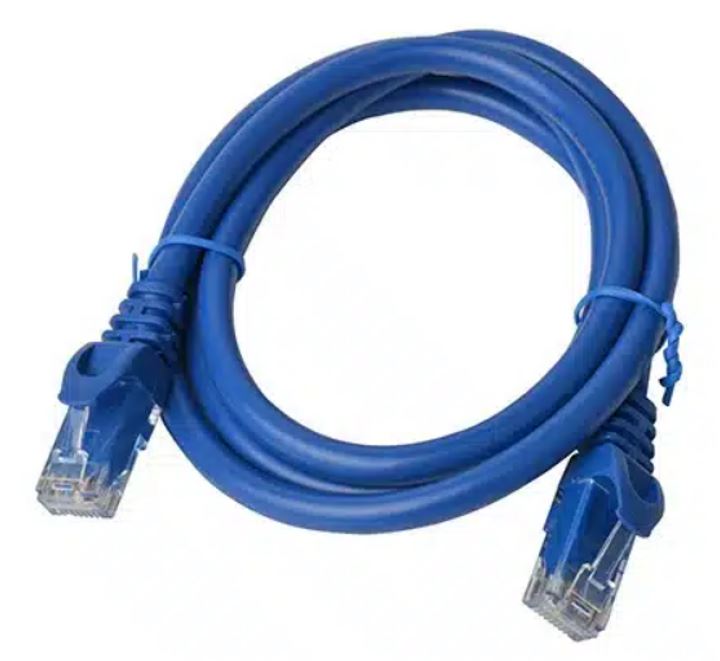 [754523500393] 754523500393 8Ware CAT6A Cable 1.5m - Blue Color RJ45 Ethernet Network LAN UTP Patch Cord Snagless