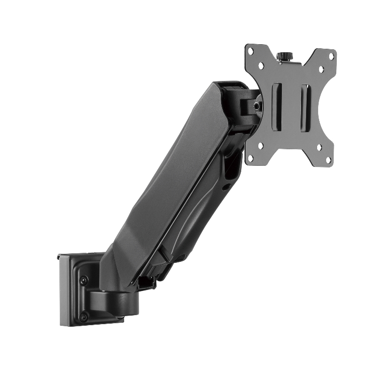 [6956745160148] 6956745160148 Brateck Slatwall Gas Spring Monitor Arm, Effortless Monitor Height Adjustment with Gas Spring, for 13"-27" Screen, Up to 6.5kg/Screen (LS)