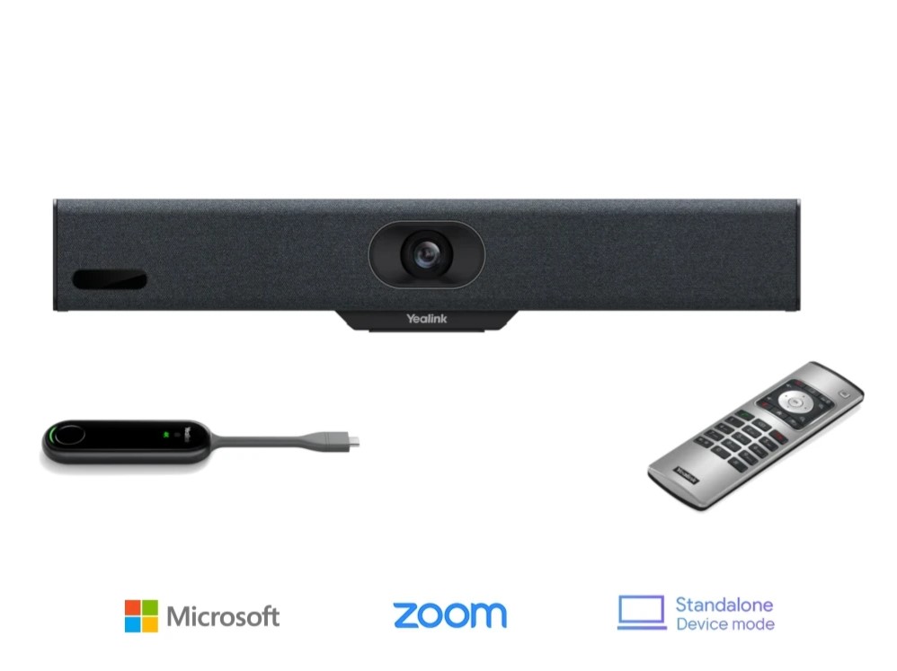 [6938818312425] 6938818312425 Yealink Meeting Bar A10 Microsoft Teams and Zoom Rooms on Android, Video Collaboration Bar, Small RoomsHome Offices, for 1-5 people, Remote, BYOD