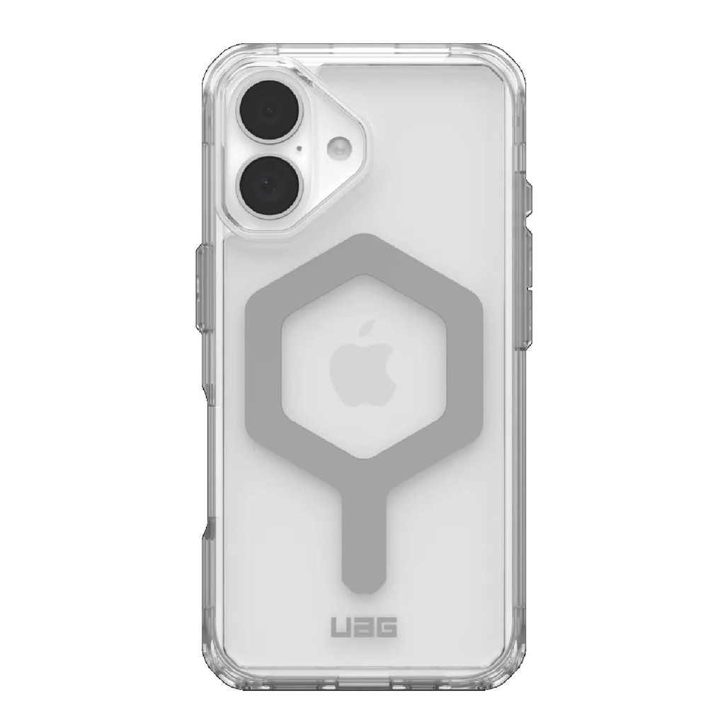 [840283915260] 840283915260 UAG Plyo MagSafe Apple iPhone 16 (6.1") Rugged Case - Ice/Silver (114482114333),16ft. Drop Protection (4.8M), Armored Shell, 10 Years Warranty