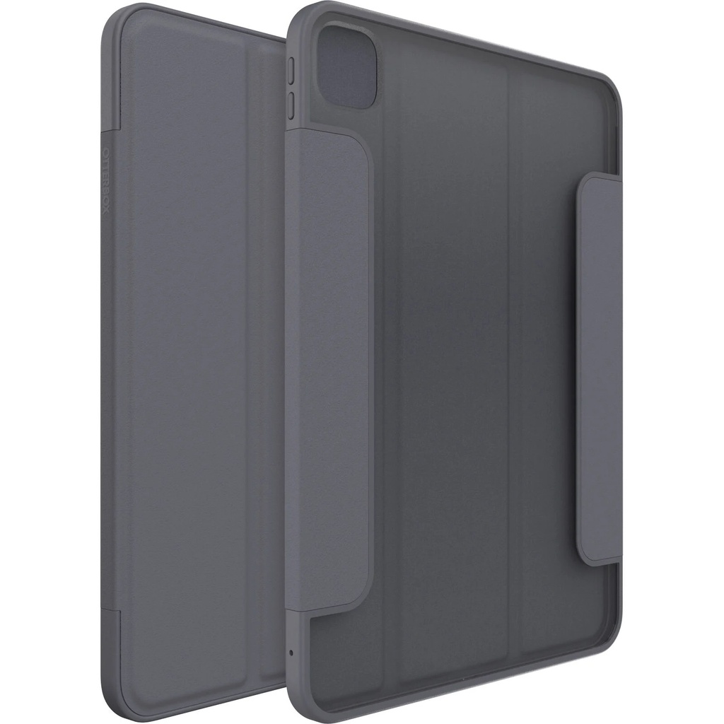 [840304759033] 840304759033 OtterBox Symmetry Folio Apple iPad Pro M4 (11") (5th Gen) Case Thunderstorm (Black) - (77-95257), Multi-Position Stand, Pencil Holder,7 Years Warranty