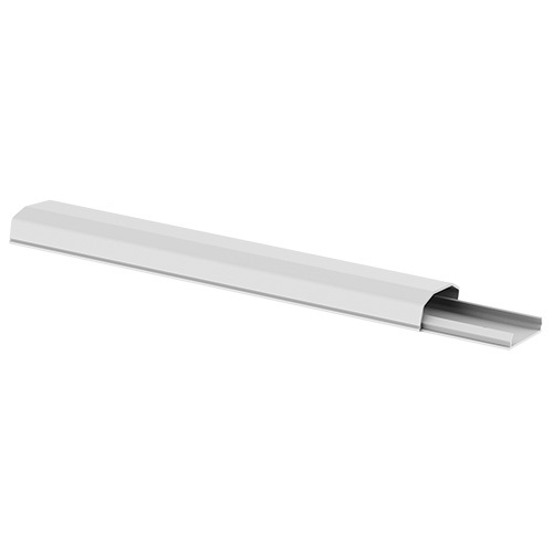[6956745166195] 6956745166195 Brateck Plastic Cable Cover - 250mm Material: Polyvinyl Chloride(PVC) Dimensions 60x20x250mm - White (LS)