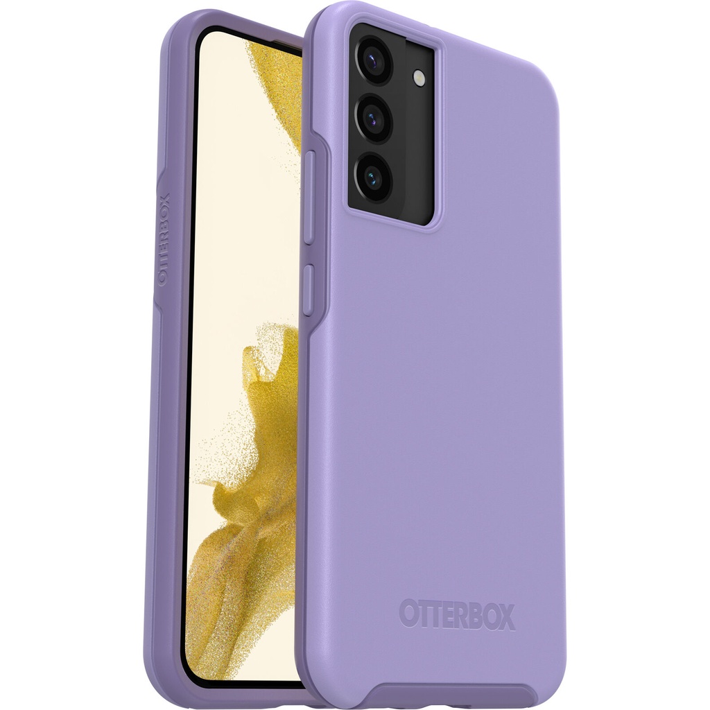 [840104295946] 840104295946 OtterBox Symmetry Samsung Galaxy S22+ 5G (6.6") Case Reset Purple (77-86436), Antimicrobial, DROP+ 3X Military Standard, Ultra-Sleek, 7 Years Warranty