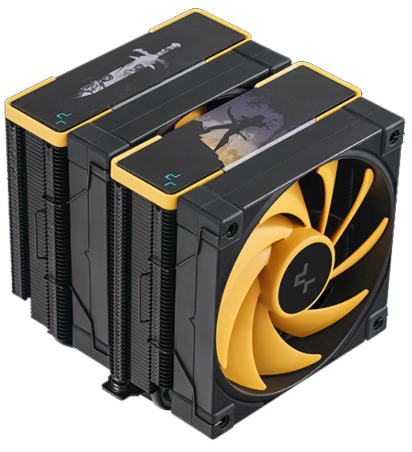 [6933412728641] 6933412728641 DeepCool AK620 Zero Dark Zoria High Performance CPU Cooler Dual-Tower Design, 2x120mm Fluid Dynamic Bearing Fans, 6 Copper Heat Pipes Intel LGA1700/