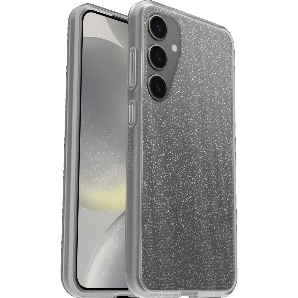[840304752386] 840304752386 OtterBox React Samsung Galaxy S24+ 5G (6.7") Case Stardust(Clear Glitter) -(77-94670),DROP+ Military Standard, Wireless Charging, 7 Years Warranty