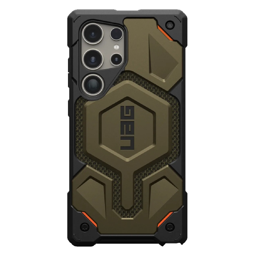 [840283912290] 840283912290 UAG Monarch Kevlar Samsung Galaxy S24 Ultra 5G (6.8") Rugged Case - Elemental Green (21441511397B),20ft. Drop Protection (6M), 10 Years Warranty