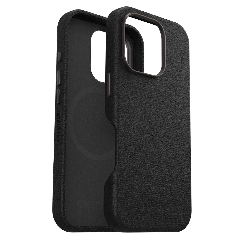 [840304771578] 840304771578 OtterBox Symmetry MagSafe Cactus Leather Apple iPhone 16 Pro Max (6.9") Case Black - (77-96333),DROP+ 3X Military Standard, 7 Years Warranty