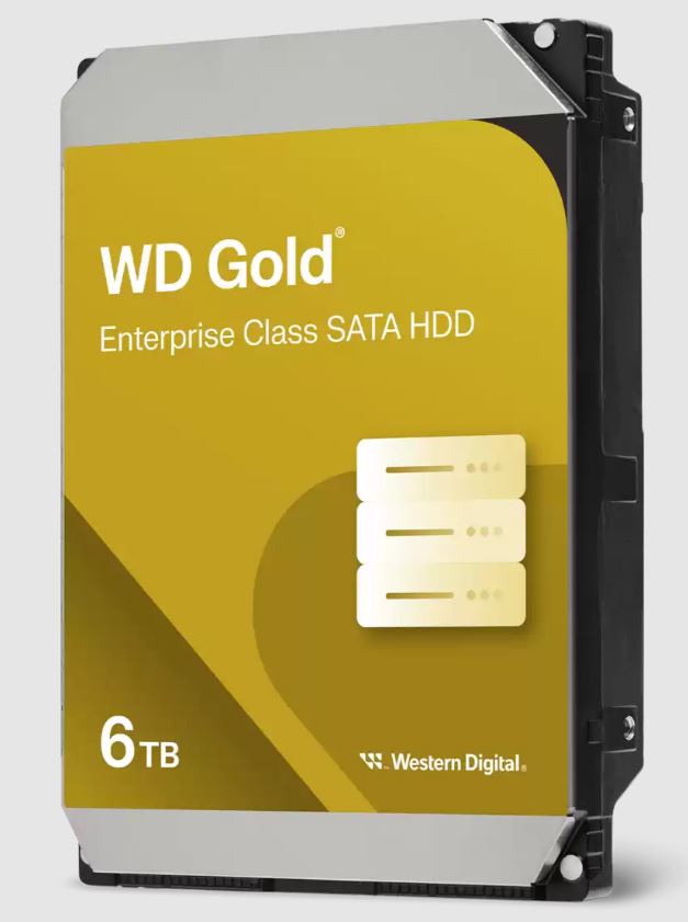 [718037899923] 718037899923 Western Digital Gold 6TB 3.5" Enterprise Class SATA 6 Gb/s HDD 7200 RPM Cache Size  256MB 5-Year Limited Warranty