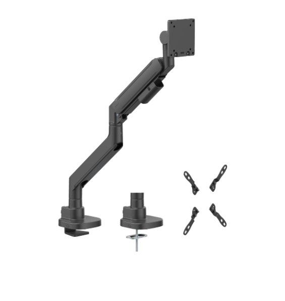 [6956745181112] 6956745181112 Brateck LDT87-C012-B TITAN HEAVY-DUTY GAS SPRING MONITOR ARM BLACK (LS)