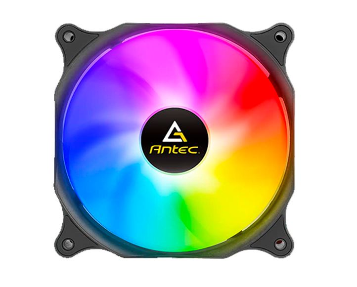 [761345400145] 761345400145 Antec F12 Racing ARGB PWM Full Spectrum ARGB lighting and efficient cooling. Visual appealing and Heat dissipation, Hydraulic Bearing 120mm Case Fan