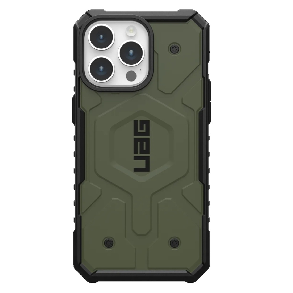 [840283909931] 840283909931 UAG Pathfinder MagSafe Apple iPhone 15 Pro Max (6.7") Rugged Case - Olive Drab(114301117272),18ft. Drop Protection(5.4M), 10 Years Warranty