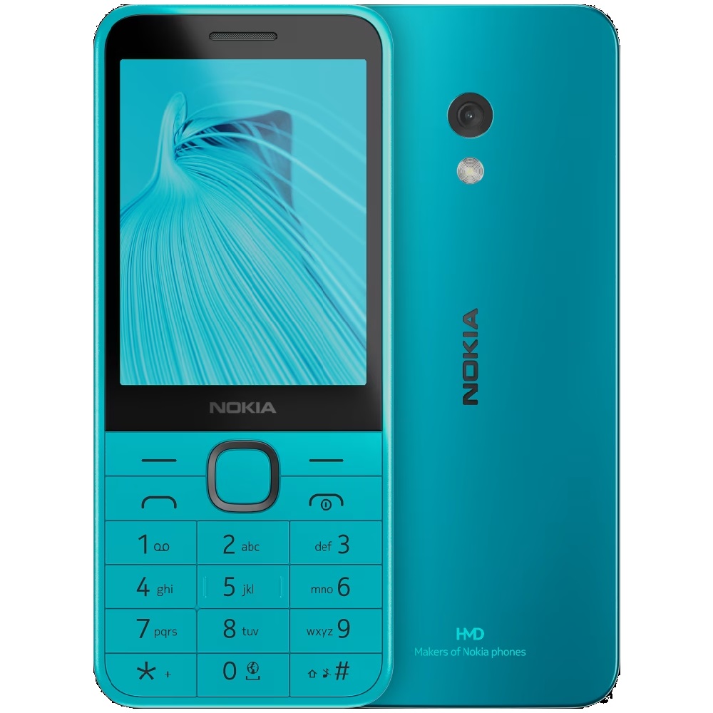 [6438409093400] 6438409093400 Nokia 235 4G 128MB Glacier Blue - (1GF026GPG3L06) *AU STOCK*, 2.8", 64/128MB, 2MP, Dual SIM, 1450mAh Removable, 2 Years Warranty