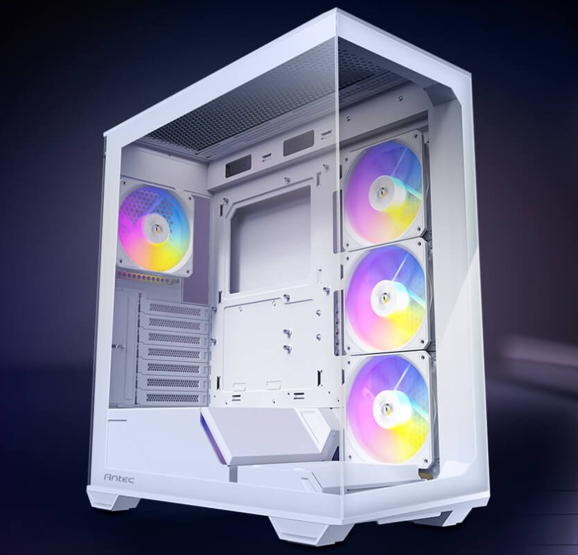 [761345100328] 761345100328 Antec C3 ARGB White ATX, 270 Degrees View, 4x ARGB PWM Fans control, USB-C, 36CM top, 24cm Front. Cable Management, GPU 41.5 CM. Ultra Gaming Case