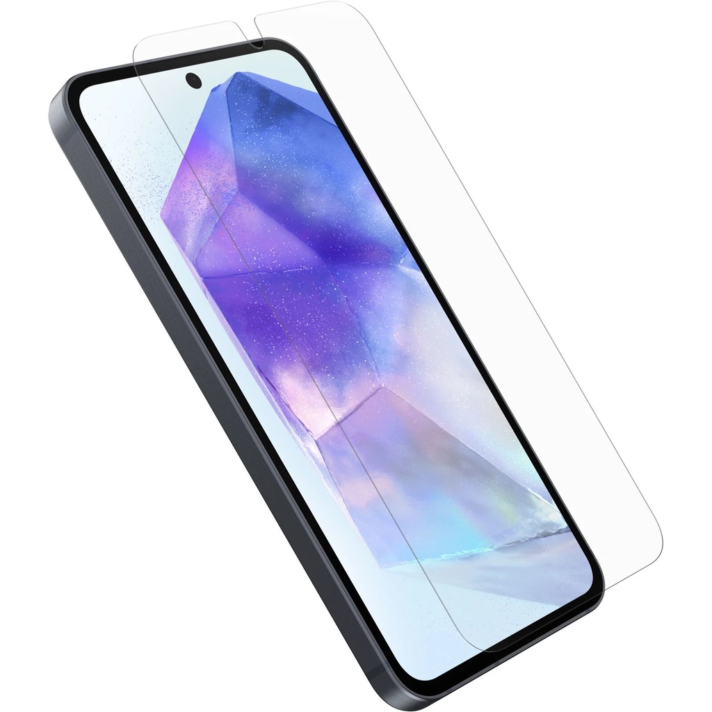 [840304761616] 840304761616 OtterBox Glass Samsung Galaxy A55 5G (6.6") Screen Protector Clear - (77-95481), Drop+ Protection, Anti-Scratch, Flawless Touch, 2 Years Warranty