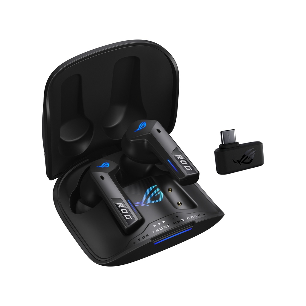 [4711387348123] 4711387348123 ASUS ROG Cetra True Wireless SpeedNova Black, Dual-Mode, Bone-Conduction AI Microphones, Up to 46-hour battery life, Hybrid Multipoint
