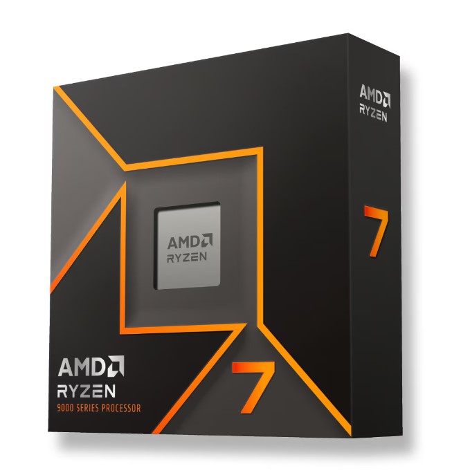 [730143315593] 730143315593 AMD Ryzen 7 9700X 8Cores/16Threads, 65w, Max Boost Clock 5.5 GHz, PCIE 5.0, 32MB Cache, Radeon™ Graphics, 2200 MHz Frequency