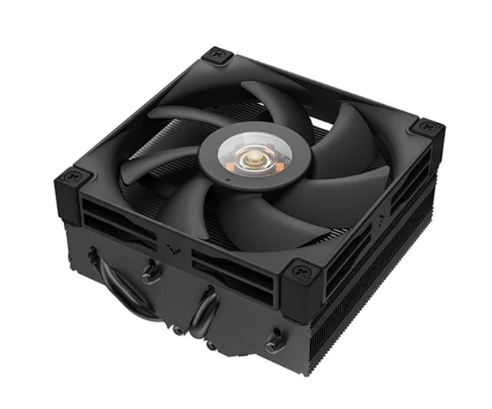 [6933412728795] 6933412728795 DeepCool AN400 Black Top Flow Low-Profile Air Cooler, 150W Cooling Power, 4 Heat Pipe, Full ITX Motherboard Compatibility, Intel LGA1700/1200/1151/115