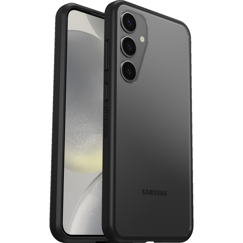 [840304752348] 840304752348 OtterBox React Samsung Galaxy S24+ 5G (6.7") Case Clear/Black - (77-94666),DROP+ Military Standard, Wireless Charging Compatible, 7 Years Warranty