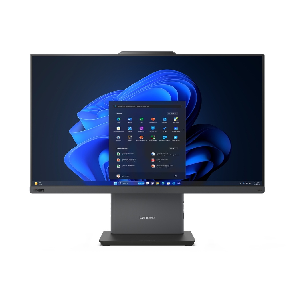 [197530710230] 197530710230 LENOVO ThinkCentre NEO 50A G5 AIO 23.8"/24" FHD TOUCH Intel i7-13620H 16GB 512GB SSD Windows 11 Pro 1yr OS Wty Webcam Speakers Keyboard Mouse