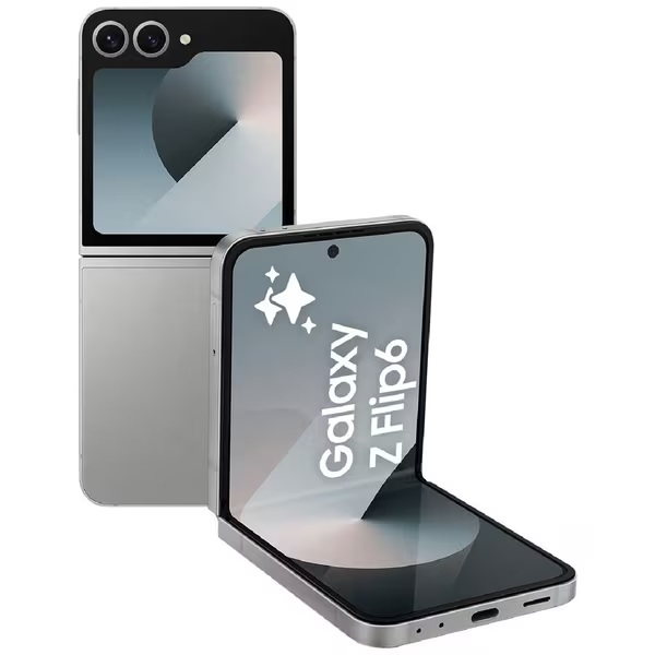 [8806095663975] 8806095663975 Samsung Galaxy Z Flip6 5G 512GB - Silver Shadow*AU STOCK*, 6.7", Full HD+, 120Hz, 12GB/512GB, 50MP/10MP, Single SIM + eSIM, 4000mAh, 2 Years Warranty