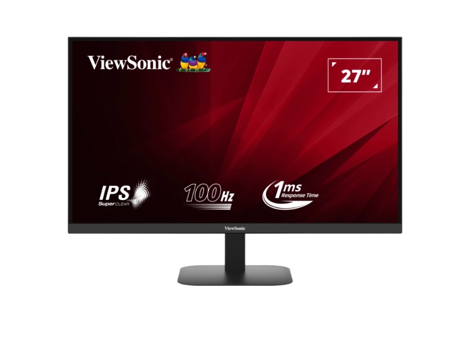 766907028591 ViewSonic 27" VA2708 2K, 100hz, SuperClear IPS, 1ms, HDR10, 2 x Speakers, Seamless viewing, HDMI 2.0, DP x 1, Audio, Eco Mode VES 75, Monitor