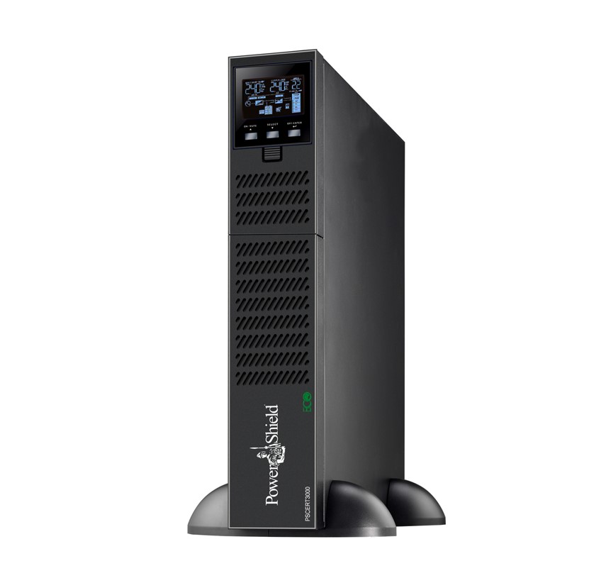 [UPPS-PSCERT3000L] UPPS-PSCERT3000L PowerShield Centurion RT 3000VA Long Run Model - 15Amp, True Online Double Conversion Rack/Tower UPS, requires ext battery