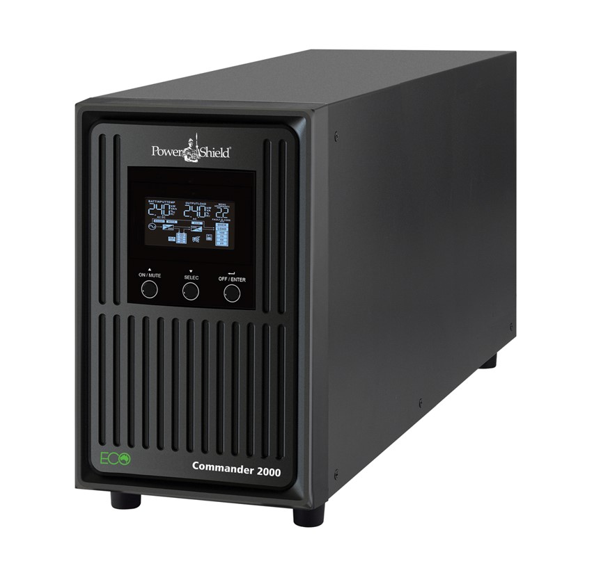 [9346909000637] 9346909000637 PowerShield Commander 2000VA/1800W - 10Amp, Line Interactive Pure Sine Wave Tower UPS with AVR, 4 AUS sockets, 2-year warranty